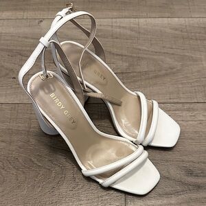 Birdy Grey Elegant White Heels